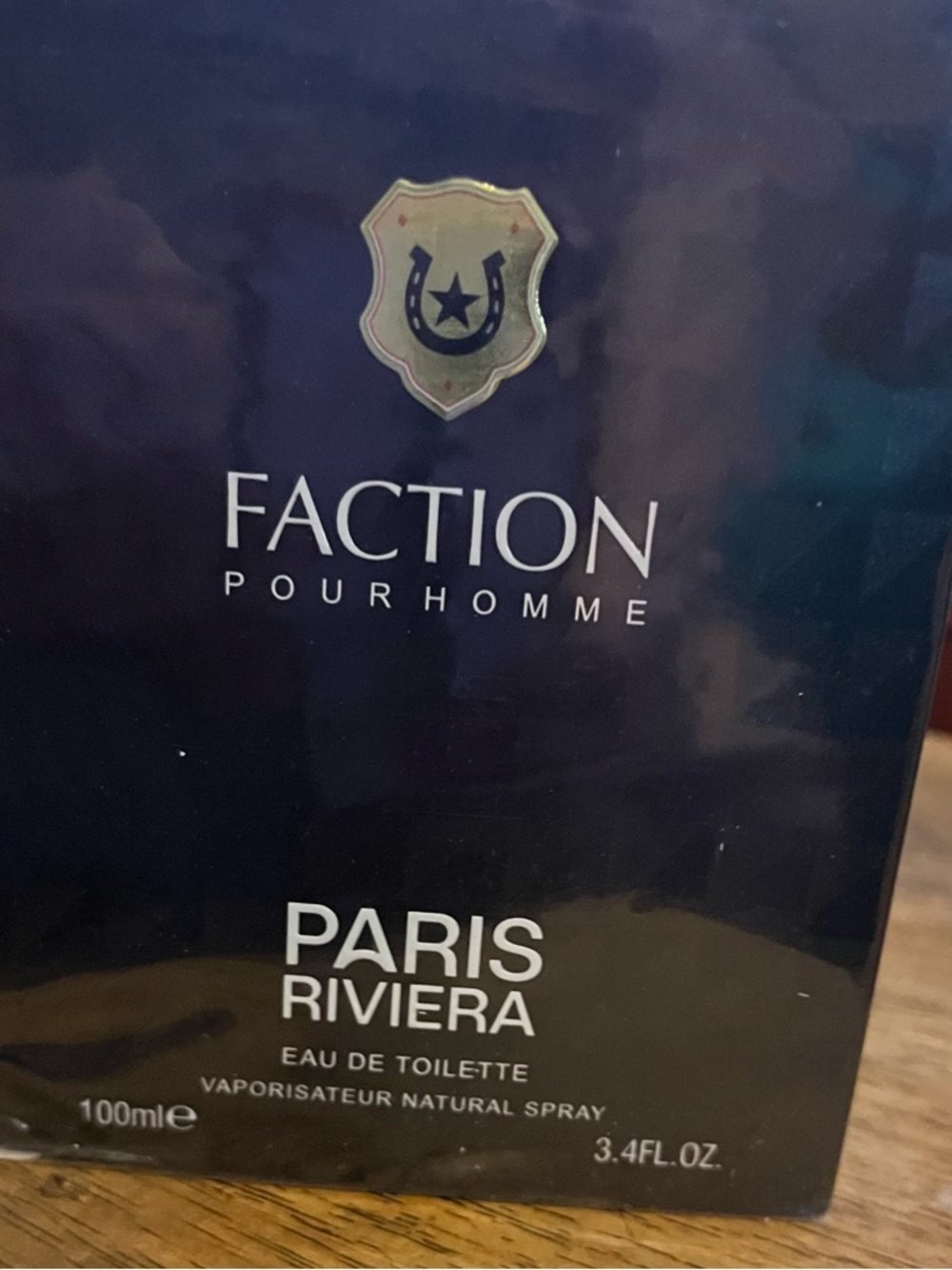 Faction Pour Homme Paris Riviera Eau de Toilette - Navy Packaging